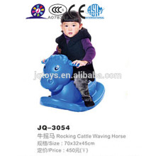 JQ3054 Hotsale подарок Пластиковые Дети крупного рогатого скота качалки лошади животных игрушки